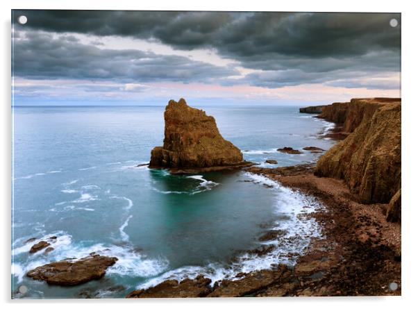 Duncansby Sea stack Acrylic by Grant Glendinning