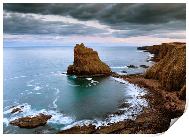 Duncansby Sea stack Print by Grant Glendinning