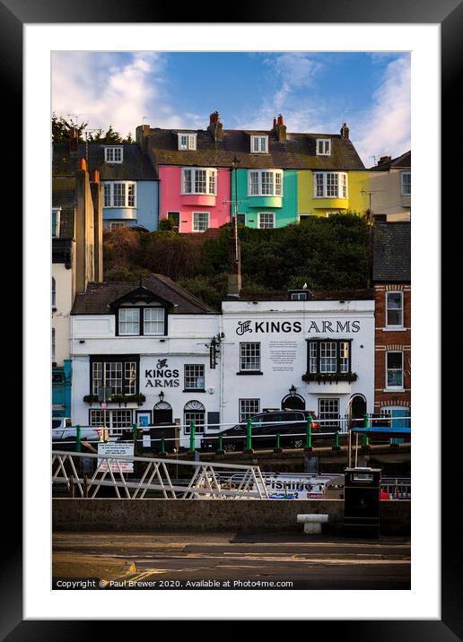 The Kings Arms Framed Mounted Print by Paul Brewer
