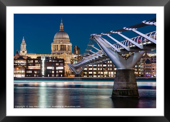 Leading to St. Paul's Framed Mounted Print by Joey Palomeno