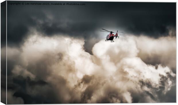 Into the Storm Canvas Print by Lee Kershaw