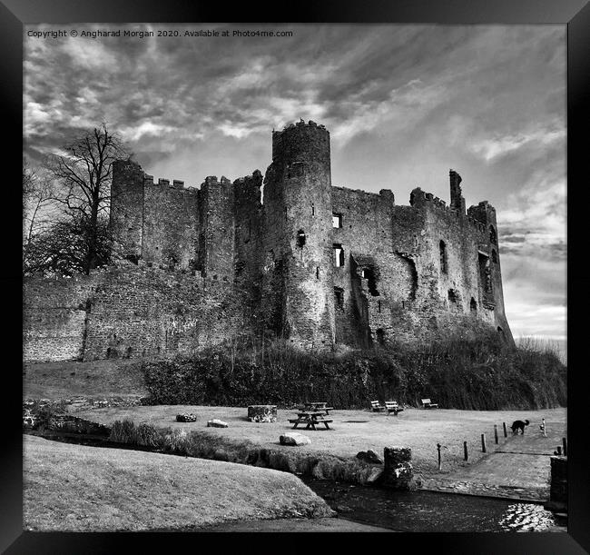 Laugharne Castle Wales Framed Print by Angharad Morgan