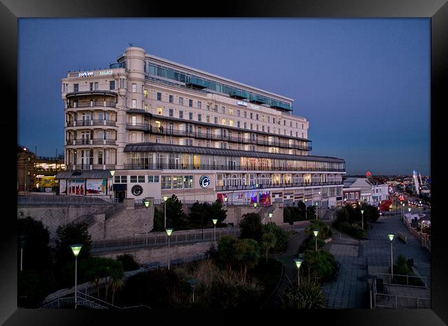 The Park Inn Palace Hotel at Southend on Sea, Essex, UK.   Framed Print by Peter Bolton