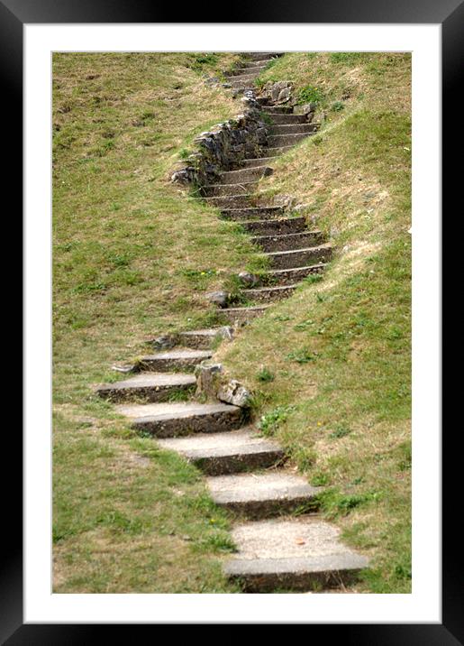 Stairway to ....... Framed Mounted Print by Chris Day