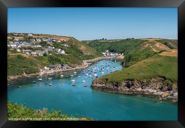 Solva Harbour Pembrokeshire Framed Print by Chris Warren