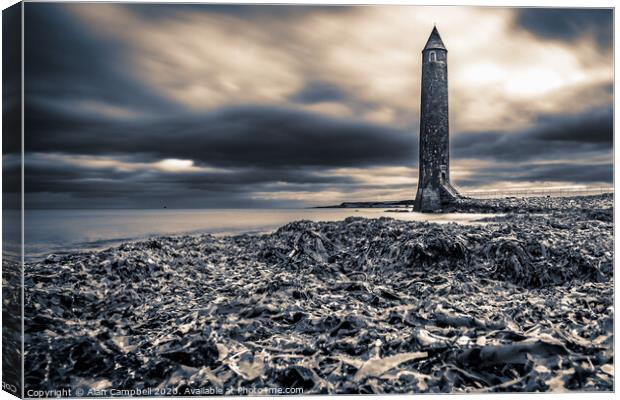 After The Storm, Chaine Memorial, Larne Canvas Print by Alan Campbell