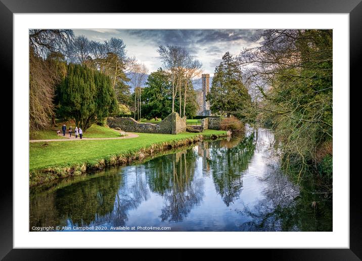 The Castle Walk Framed Mounted Print by Alan Campbell