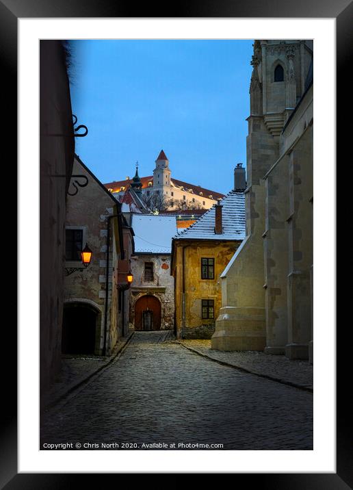 Bratislava old town. Framed Mounted Print by Chris North
