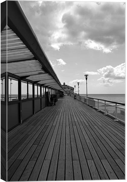 Pier Walk Canvas Print by Donna Collett