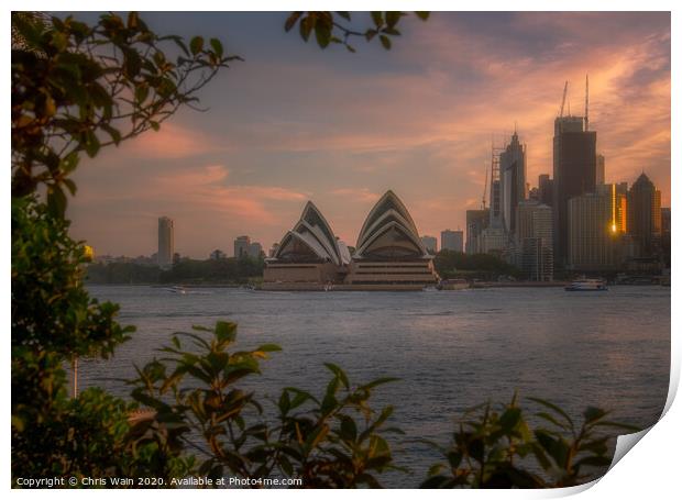 The Sydney Opera House Print by Black Key Photography