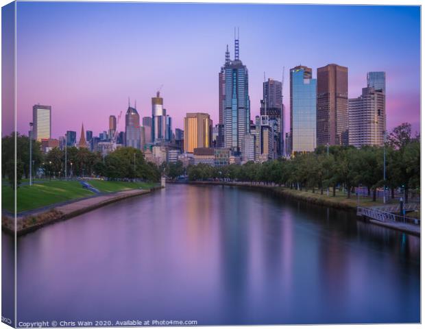 Melbourne Mornings Canvas Print by Black Key Photography