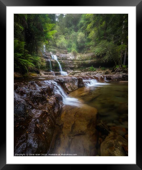 Liffey Falls, Tasmania Framed Mounted Print by Black Key Photography