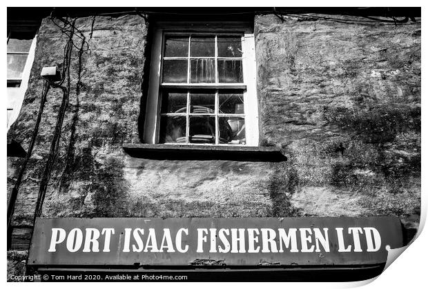 Port Isaac's Fishermen's Friends Print by Tom Hard