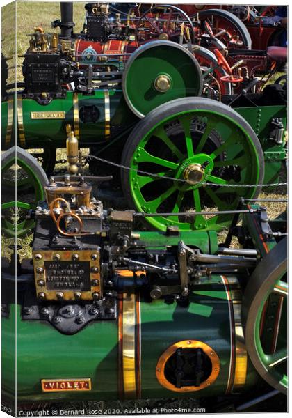 Traction Engine Collective Canvas Print by Bernard Rose Photography