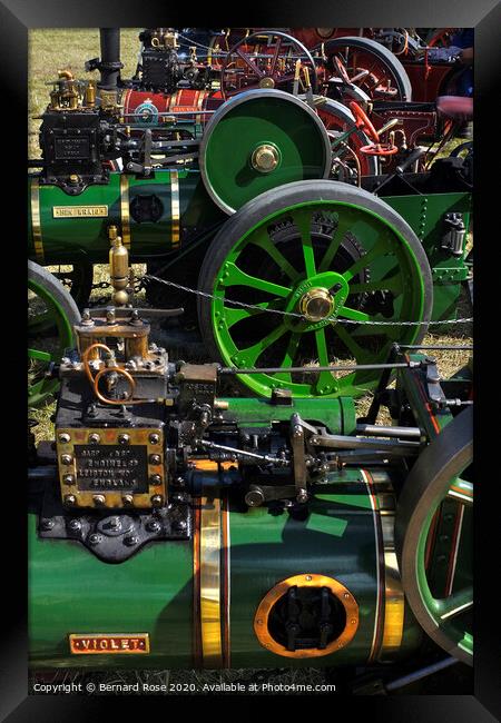 Traction Engine Collective Framed Print by Bernard Rose Photography