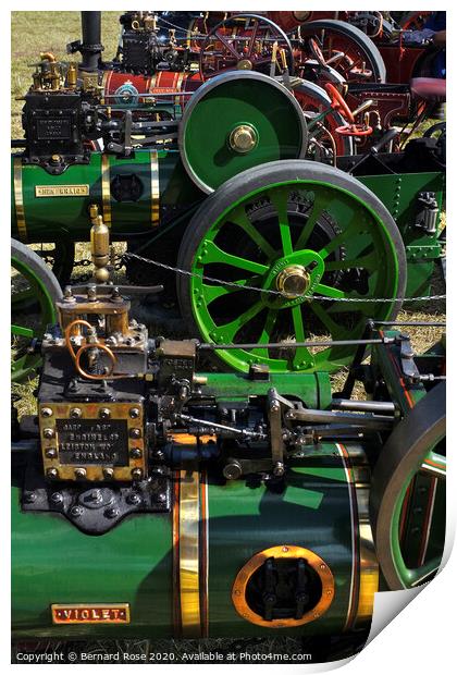 Traction Engine Collective Print by Bernard Rose Photography