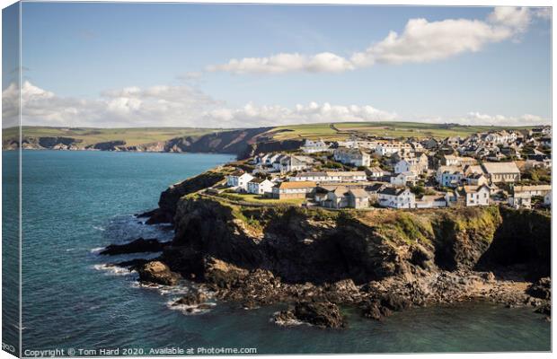Port Isaac Canvas Print by Tom Hard