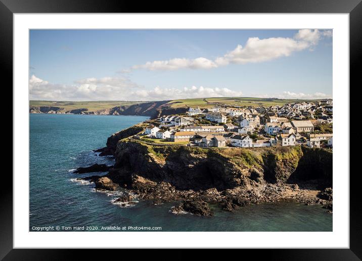 Port Isaac Framed Mounted Print by Tom Hard