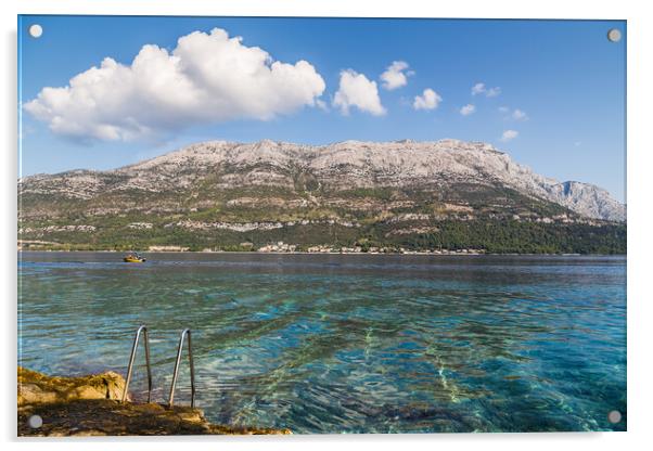 Steps into the Adriatic Sea Acrylic by Jason Wells