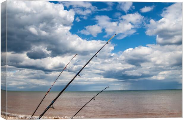 Sea Angling Canvas Print by Glen Allen