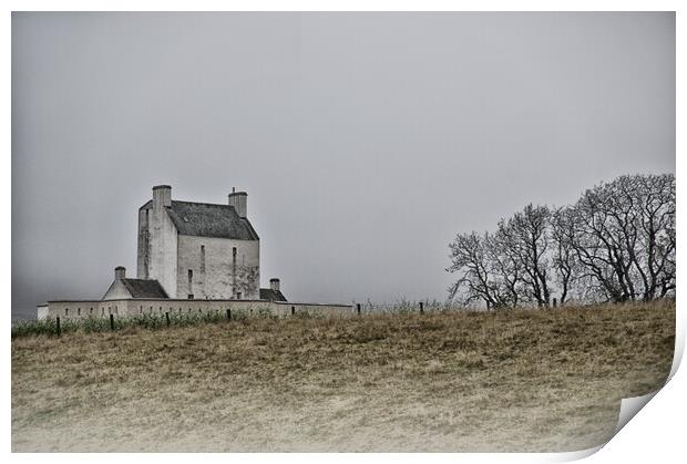 Corgarff Castle, Aberdeenshire Print by Jacqi Elmslie
