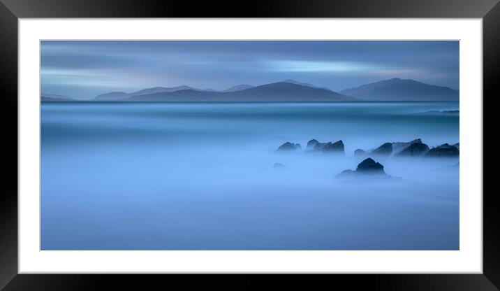 The Blue Hour - Outer Hebrides Framed Mounted Print by Phil Durkin DPAGB BPE4