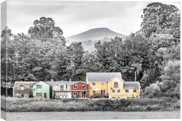 Abergavenny and the Sugar Loaf Mountain Canvas Print by Lee Kershaw