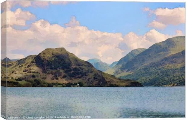 Argyll, Scotland - Loch, Mountains and Glen - Wate Canvas Print by Chris Langley