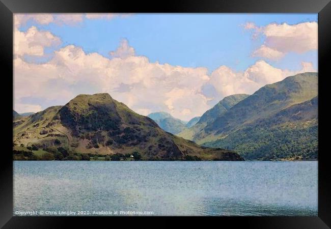 Argyll, Scotland - Loch, Mountains and Glen - Wate Framed Print by Chris Langley