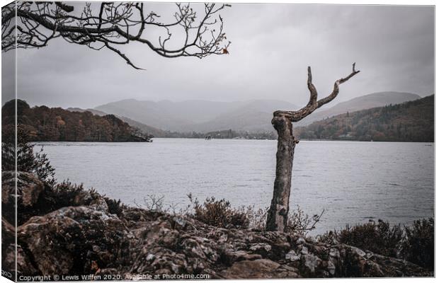 Moody Windermere Canvas Print by Lewis Wiffen