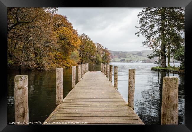 Autumn Jetty Framed Print by Lewis Wiffen