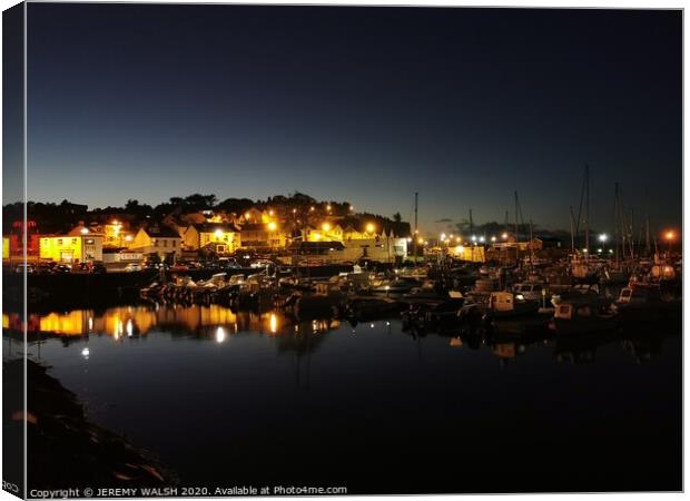 HARBOUR  Canvas Print by JEREMY WALSH