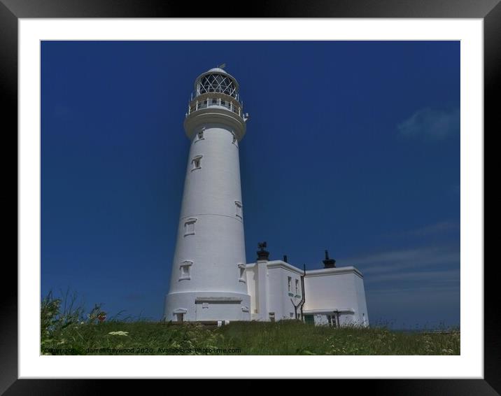 The Lighthouse Framed Mounted Print by darrell haywood
