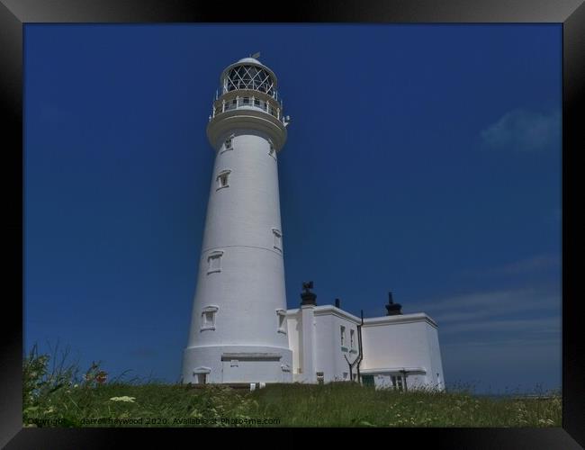 The Lighthouse Framed Print by darrell haywood