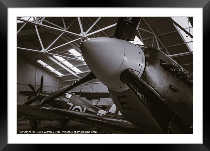 Pair of fighters. Framed Mounted Print by Lewis Wiffen