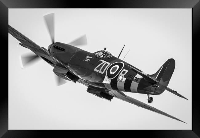 Spitfire MH434 Framed Print by J Biggadike