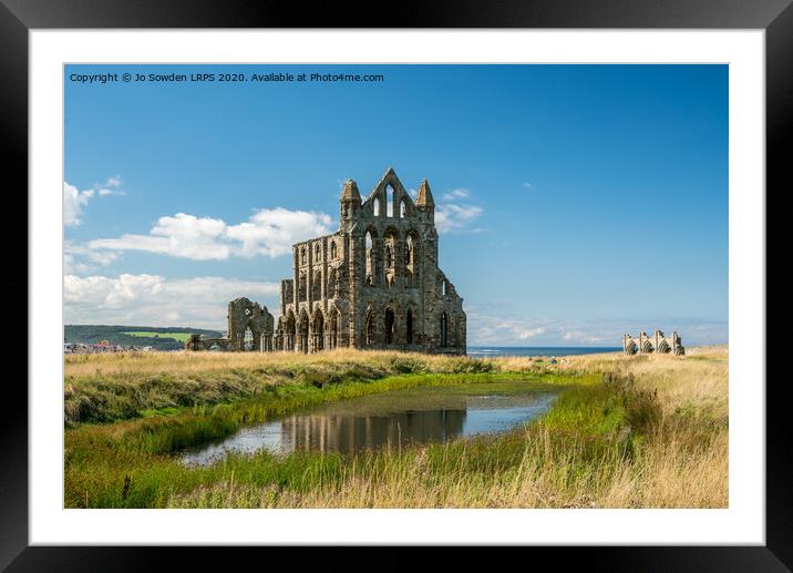 Whitby Abbey Framed Mounted Print by Jo Sowden