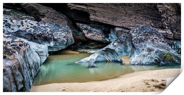 Rock Pool Print by David Wilkins