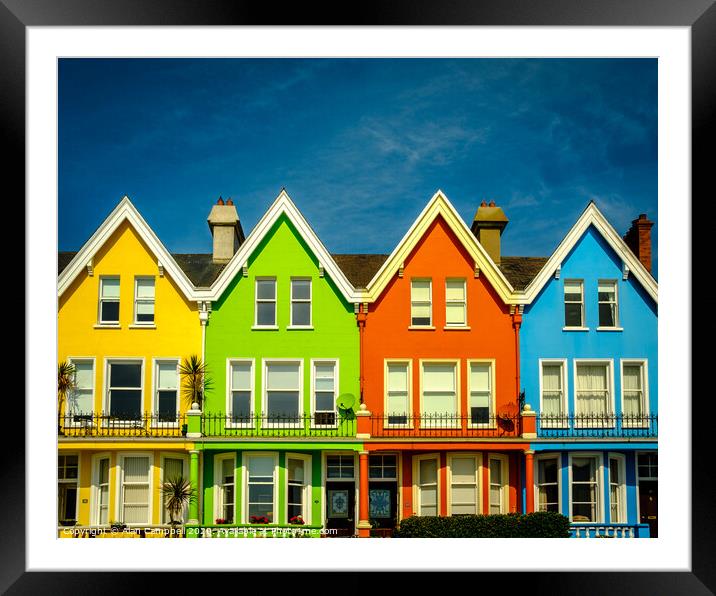 Colours Of Whitehead Framed Mounted Print by Alan Campbell