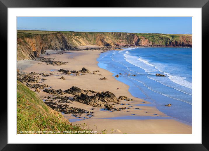 Marloes Pembrokeshire Framed Mounted Print by Chris Warren