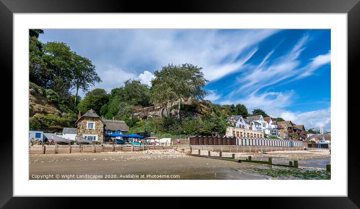 Shanklin Isle Of Wight Framed Mounted Print by Wight Landscapes