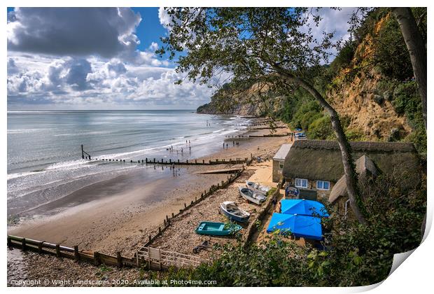 Shanklin Isle Of Wight Print by Wight Landscapes