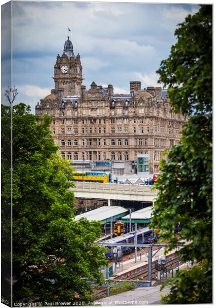 The Balmoral Hotel Canvas Print by Paul Brewer