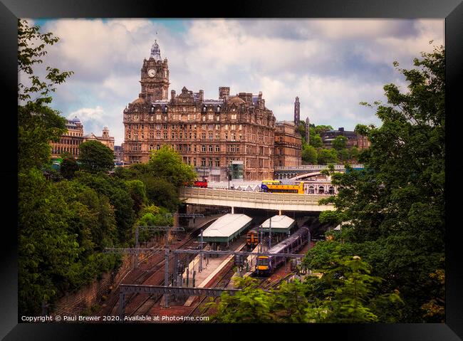 The Balmoral Hotel Framed Print by Paul Brewer