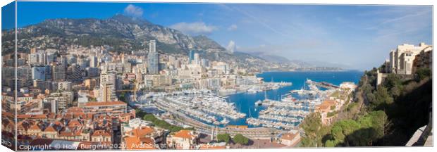 Enchanting Monaco: Monte-Carlo Bay Hotel & Resort Canvas Print by Holly Burgess