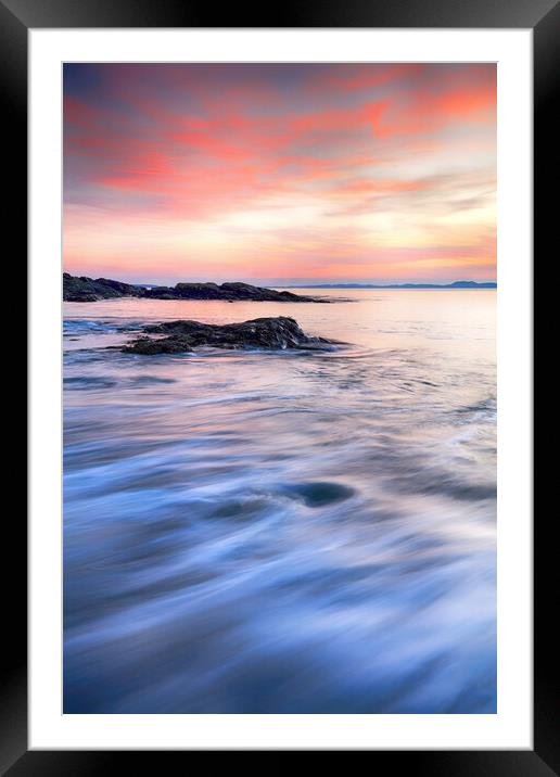 Kintyre Sunset Framed Mounted Print by Grant Glendinning
