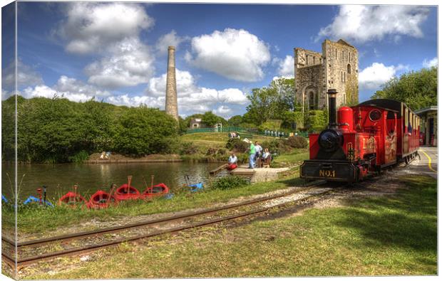 Zebedee at the Lappa Valley Canvas Print by Rob Hawkins