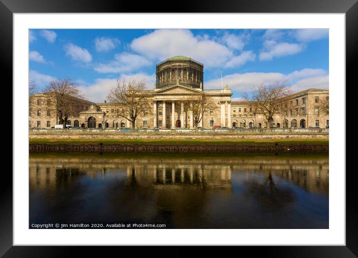 Dublin city Framed Mounted Print by jim Hamilton
