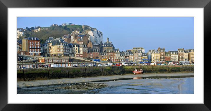 Le Treport Port, Normandy Framed Mounted Print by Arterra 