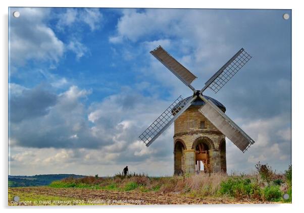 Chesterton Windmill Acrylic by David Atkinson